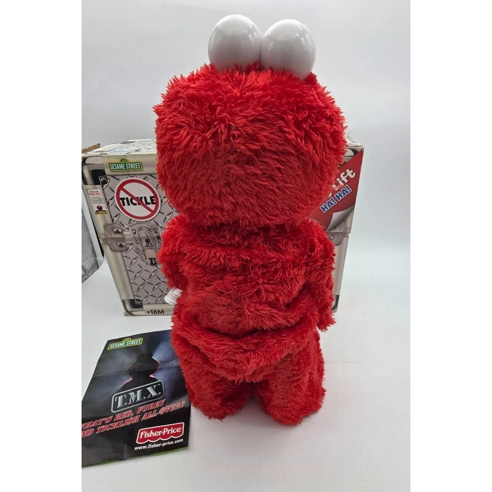 TMX Tickle Me Elmo 10th Anniversary Doll Orig. Box Fischer Price WORKS SEE VIDEO